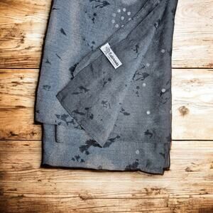 Fattorseta Women's Made in Italy Gray Black Polyester Carolina Fattorini Scarf